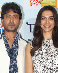 Irrfan Khan and Deepika Padukone