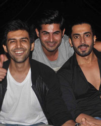 kartik Aaryan, Omkar Kapoor and Sunny Singh