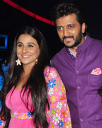 Vidya Balan, Ritesh Deshmukh and Geeta Kapoor