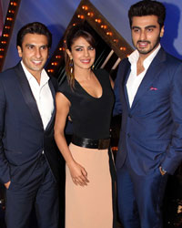 Arjun Kapoor, Ranveer Singh and Priyanka Chopra