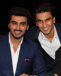 Arjun Kapoor, Ranveer Singh and Karan Johar