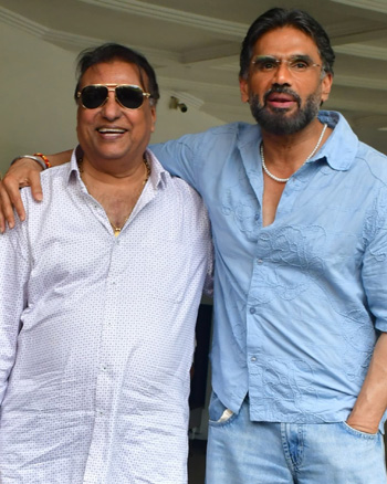 Kanubhai Chauhan and Suniel Shetty
