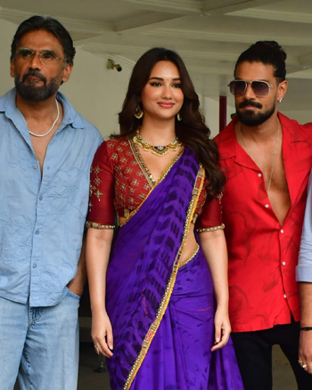 Suniel Shetty, Aakanksha Sharma, Sooraj Pancholi and Prince Dhiman