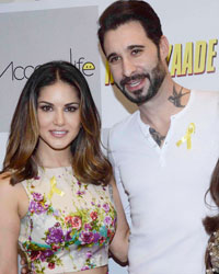 Sunny Leone and Daniel Weber