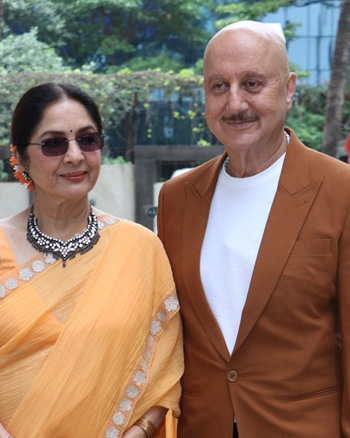 Neena Gupta and Anupam Kher