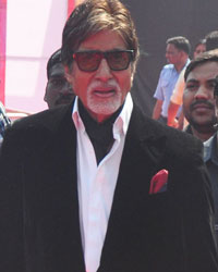 Amitabh Bachchan during the promotion of film Shamitabh at the Mumbai International Motor Show 2015