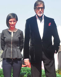 R Balki, Akshara Haasan and Amitabh Bachchan