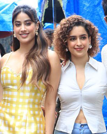 Rohit Saraf, Janhvi Kapoor, Sanya Malhotra and Varun Dhawan