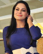 Veena Malik and Rajan Verma at Promotion of Zindagi 50 50