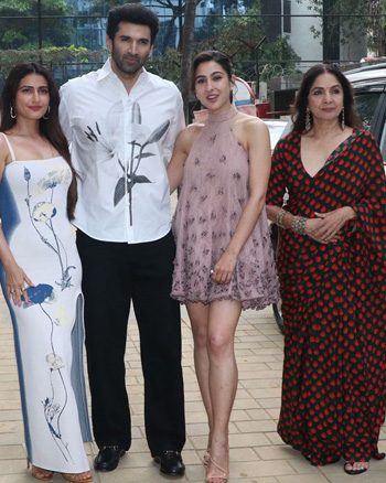 Aditya Roy Kapur, Fatima Sana Shaikh, Anupam Kher, Neena Gupta And Sara Ali Khan