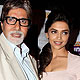 Amitabh Bachchan and Deepika Padukone