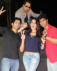 Mika Singh, Tanuj Virwani, Izabelle Leite and Aditya Seal