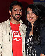 Kabir Khan with wife Mini Mathur