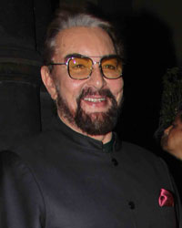 Kabir Bedi, Parveen Dusanj and Amar Singh