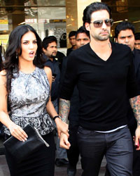 Sunny Leone and Daniel Weber