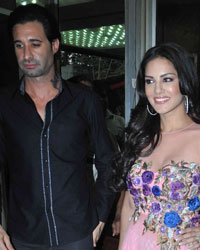 Daniel Baber and Sunny Leone