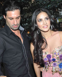 Daniel Baber and Sunny Leone