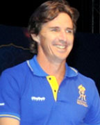 Brad Hogg and Fidel Edwards