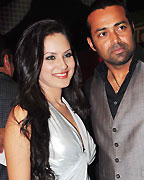 Pooja Bose and Leander Paes