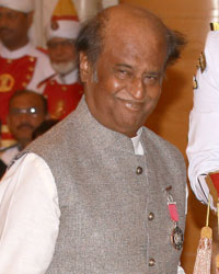 Rajnikanth and Pranab Mukherjee