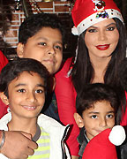 Rakhi Sawant Celebrates Christmas