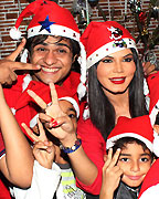 Rakhi Sawant Celebrates Christmas