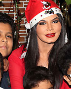 Rakhi Sawant Celebrates Christmas