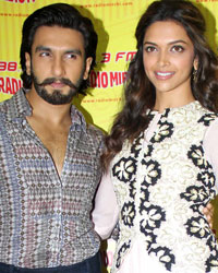 Ranveer Singh and Deepika Padaukone at Ram Leela Movie Promotion