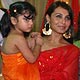 Rani Mukherjee, Harman Baweja and Ashutosh at Durga Pooja