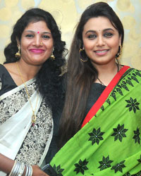 Rani Mukherjee during her visit to an anti-trafficking NGO, Apne Aap Women Worldwide