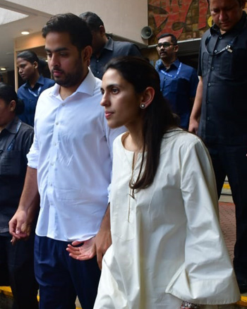 Akash Ambani and Shloka Mehta Ambani