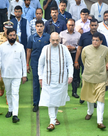 Devendra Fadnavis, Eknath Shinde, Amit Shah and Piyush Goyal