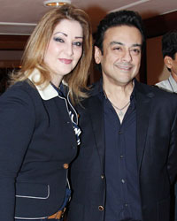 Adnan Sami along with his wife Zeba Bakhtiyar