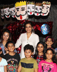 Raveena Celebrates Dussehra