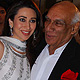 Karishma Kapoor and Yash Chopra