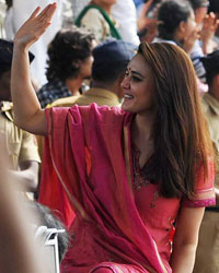 Preity Zinta at Republic Day Parade Mumbai