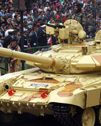 Republic Day Parade at India Gate, New Delhi .