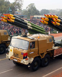 Republic Day Parade at India Gate, New Delhi .