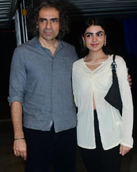 Imtiaz Ali with daughter Ida Ali