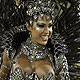 Revellers from the Unidos da Tijuca samba school participate in the second night of the annual Carnival parade in Rio de Janeiro's Sambadrome