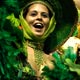 Revellers of the Porto da Pedra samba school dance during the first night of parades by the top samba groups in Rio de Janeiro`s Sambadrome