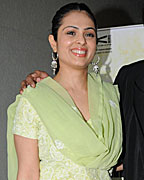 Suresh Thomas with Anjana Sukhani