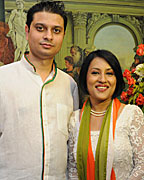 Siddharth Kasyap with Madhushree