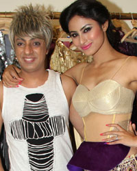 Rohit Verma with Mouni Roy