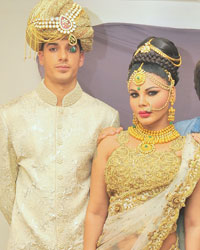 Rakhi Sawant launches Rohit Verma's new collection