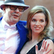 German director Leander Haussmann, Dutch actress Thekla Reuten and German Actor Michael 'Bully' Herbig pose on the red carpet for the movie 'Hotel Lux' at the Rome Film Festival