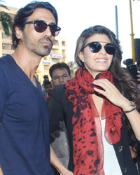 Arjun Rampal and Jacqueline Fernandez