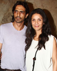 Arjun Rampal and Mehr Jesia