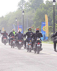 The 11th Royal Enfield Himalayan Odyssey flagged off from India Gate