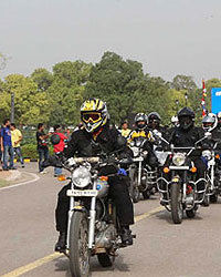 The 11th Royal Enfield Himalayan Odyssey flagged off from India Gate